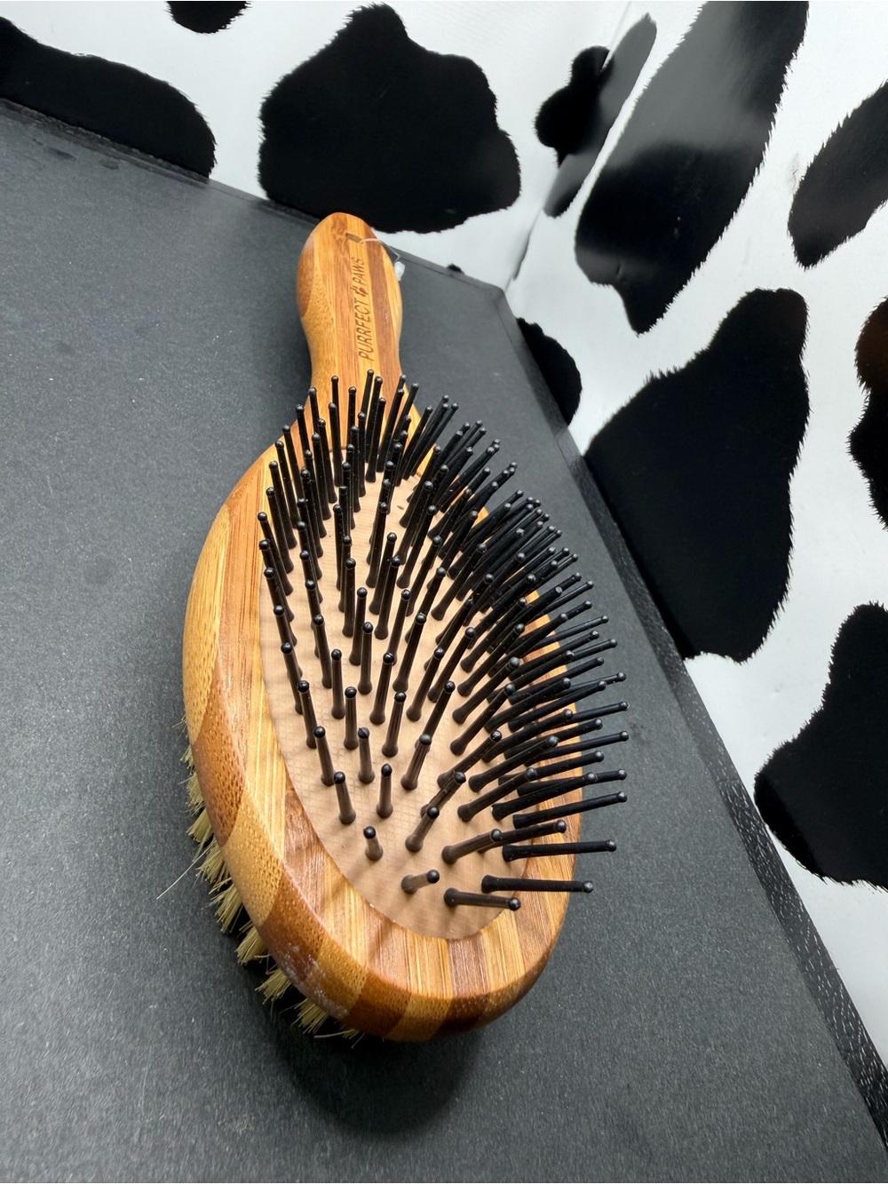 Body Works Purrfect Paws Pet Pin & Bristle Wooden Brush for Dogs & Cats